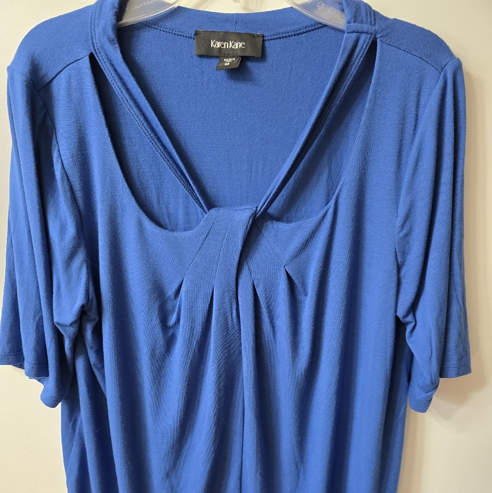 Karen Kane Royal Blue Blouse Medium